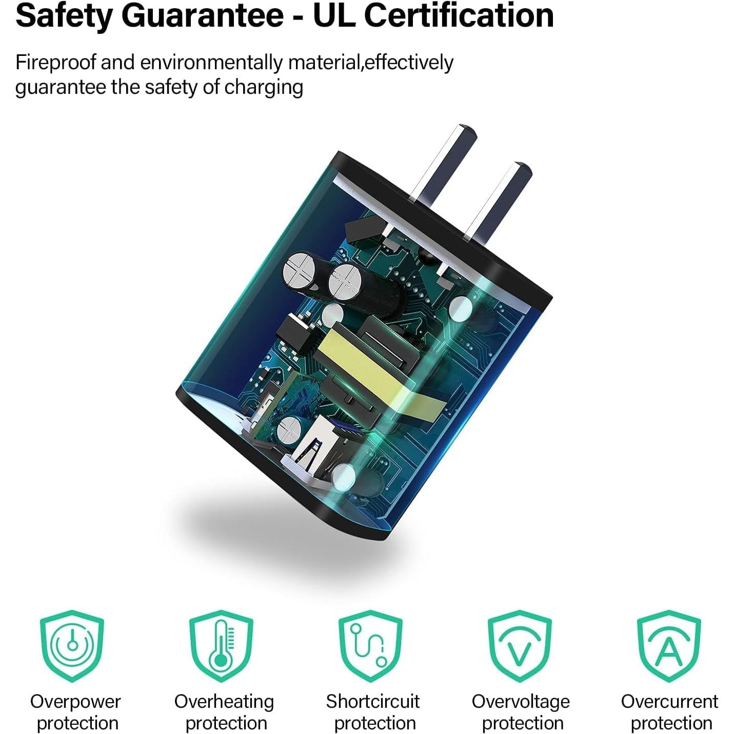 Cables de Carga Micro USB OLAIKE 3x26ft/8m para Cámara Blink