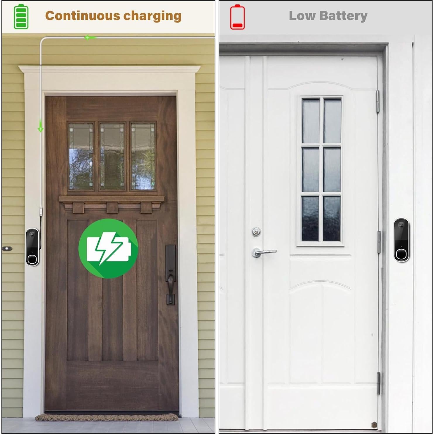 Cable Transformador Timbre Arlo Video Doorbell 2K 5m Resistente