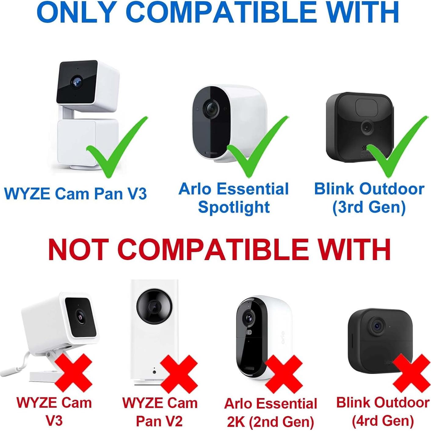 Cable de Alimentación 8m DIANMU para Wyze Cam Pan V3 y Arlo