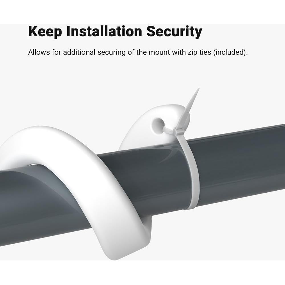 Soporte Flexible Twist Holicfun para Cámaras de Seguridad - Blanco