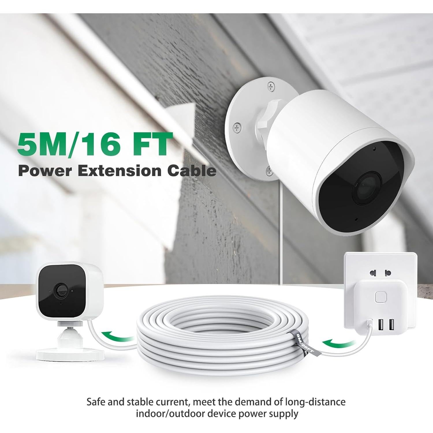 Cable de Extensión de Alimentación Micro USB 5M ASKUBSKU