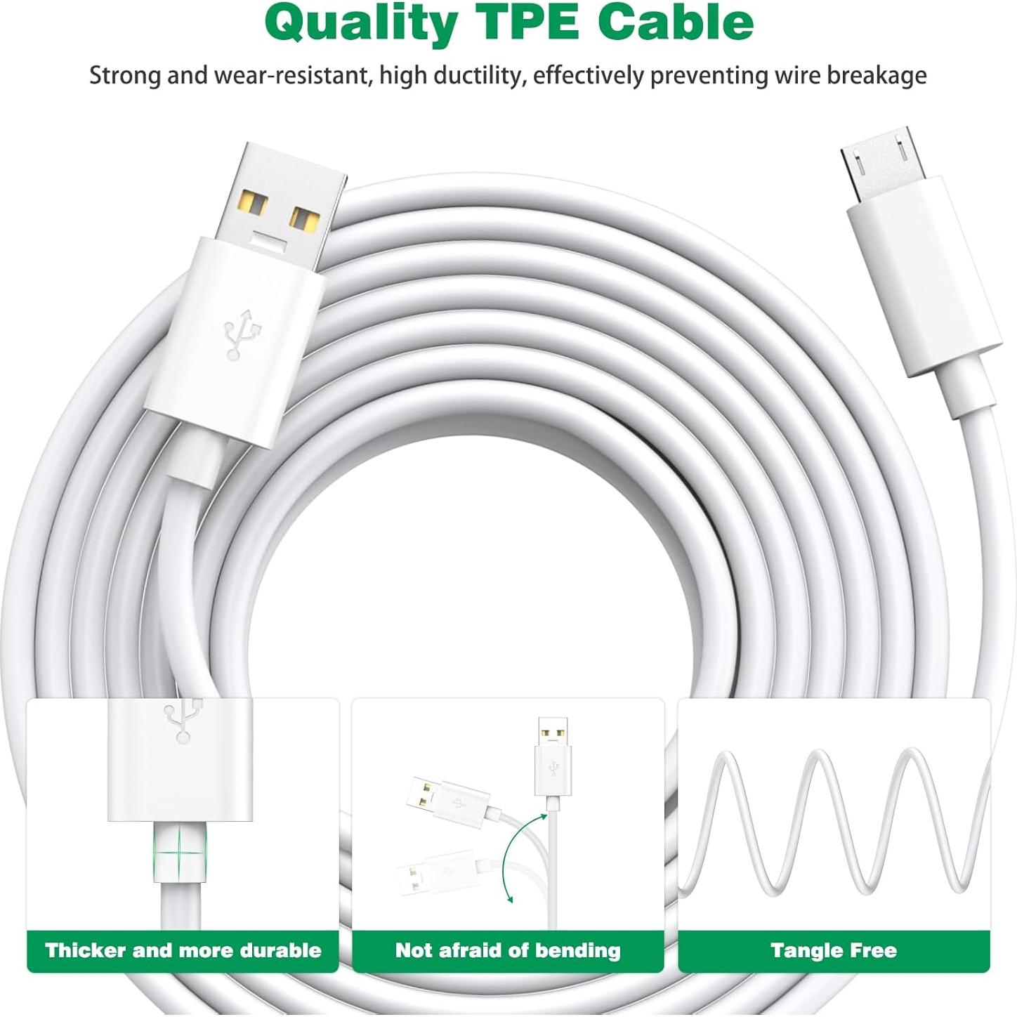 Cable de Extensión de Alimentación Micro USB 5M ASKUBSKU