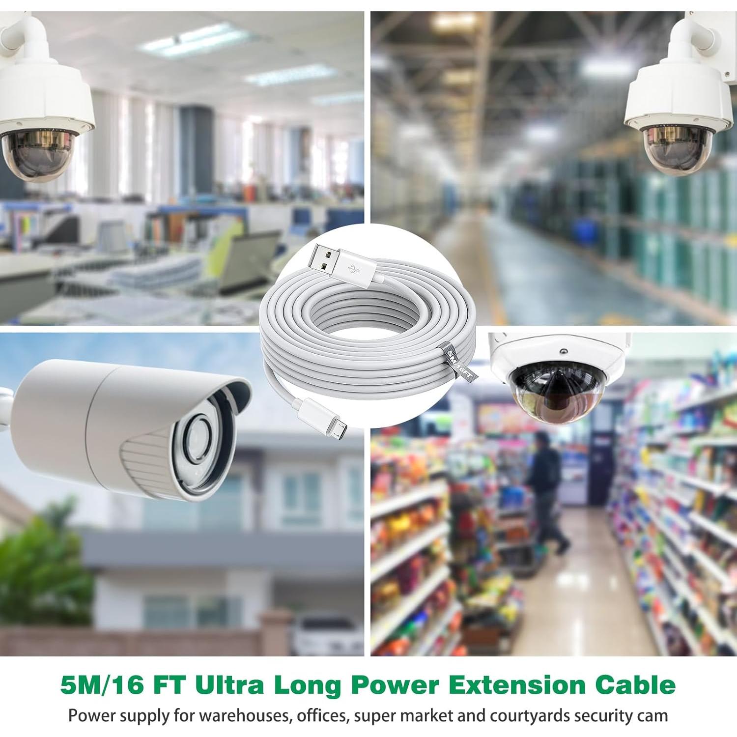 Cable de Extensión de Alimentación Micro USB 5M ASKUBSKU