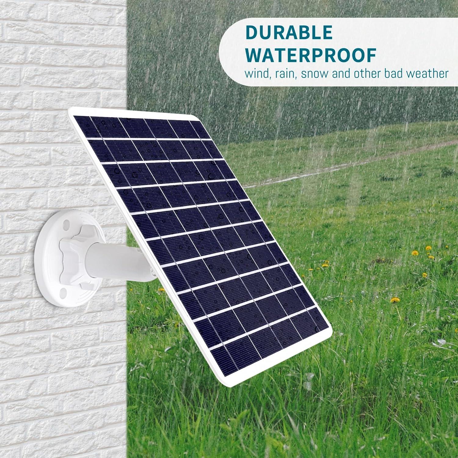 Cargador Solar DFTIM 8W para Cámaras Arlo Pro 5S/4/3/2