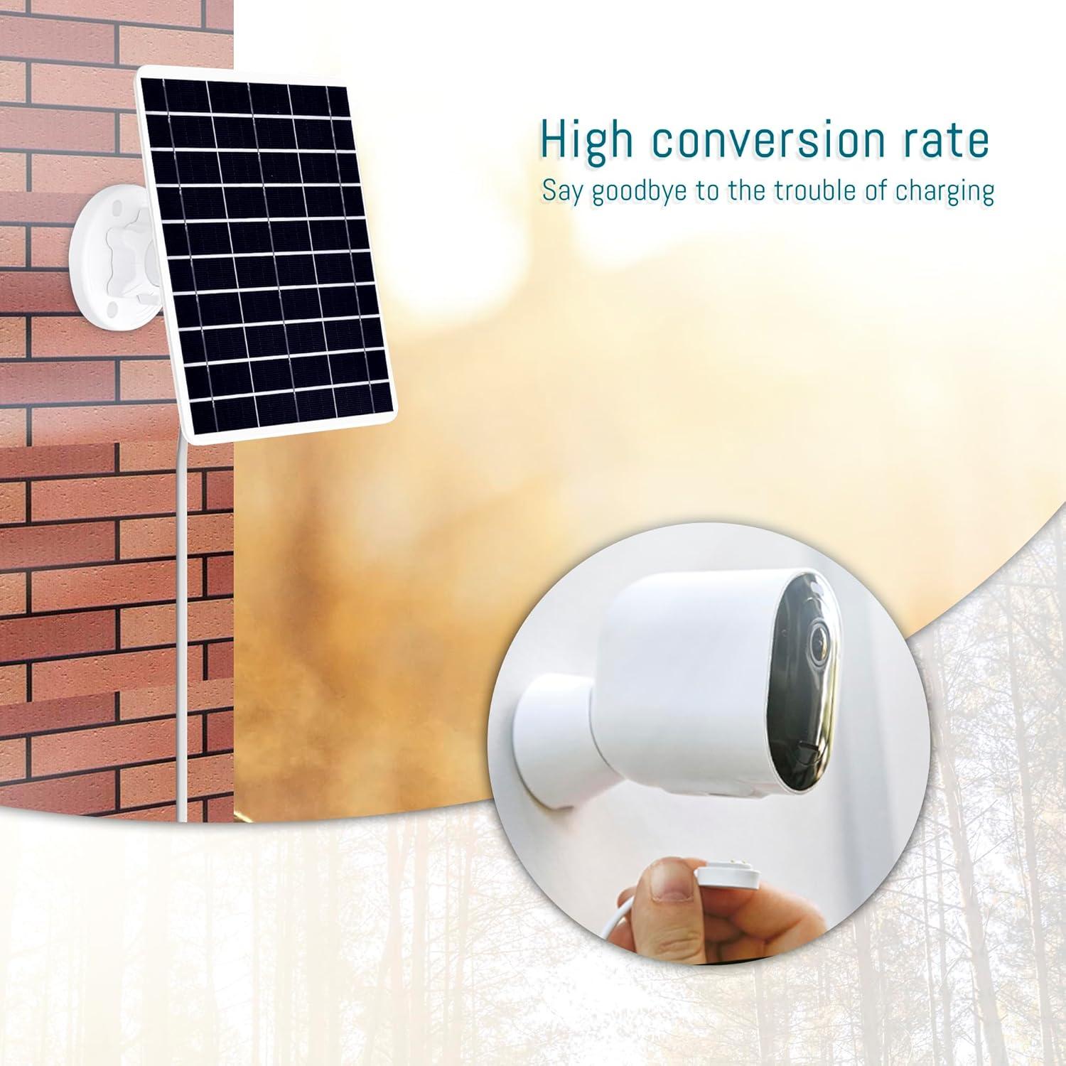 Cargador Solar DFTIM 8W para Cámaras Arlo Pro 5S/4/3/2