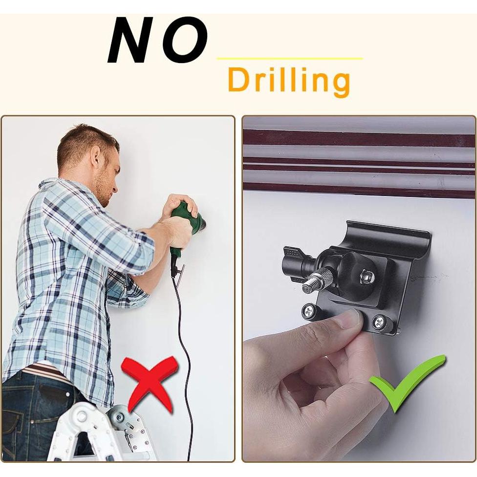 Clips de Vinilo HOLACA para Cámaras de Seguridad - 2 Unidades