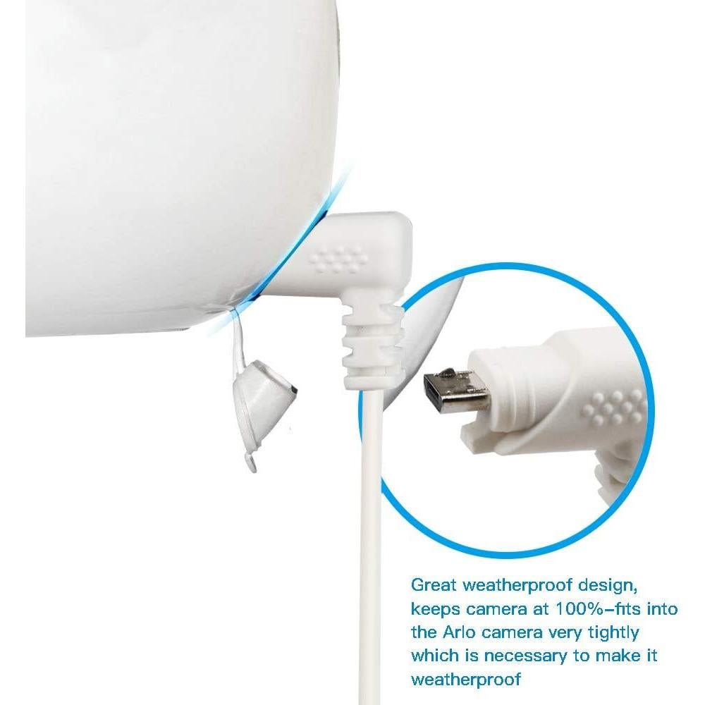 Cable de Carga 3M FARSAIL para Arlo Pro y Pro 2 Impermeable