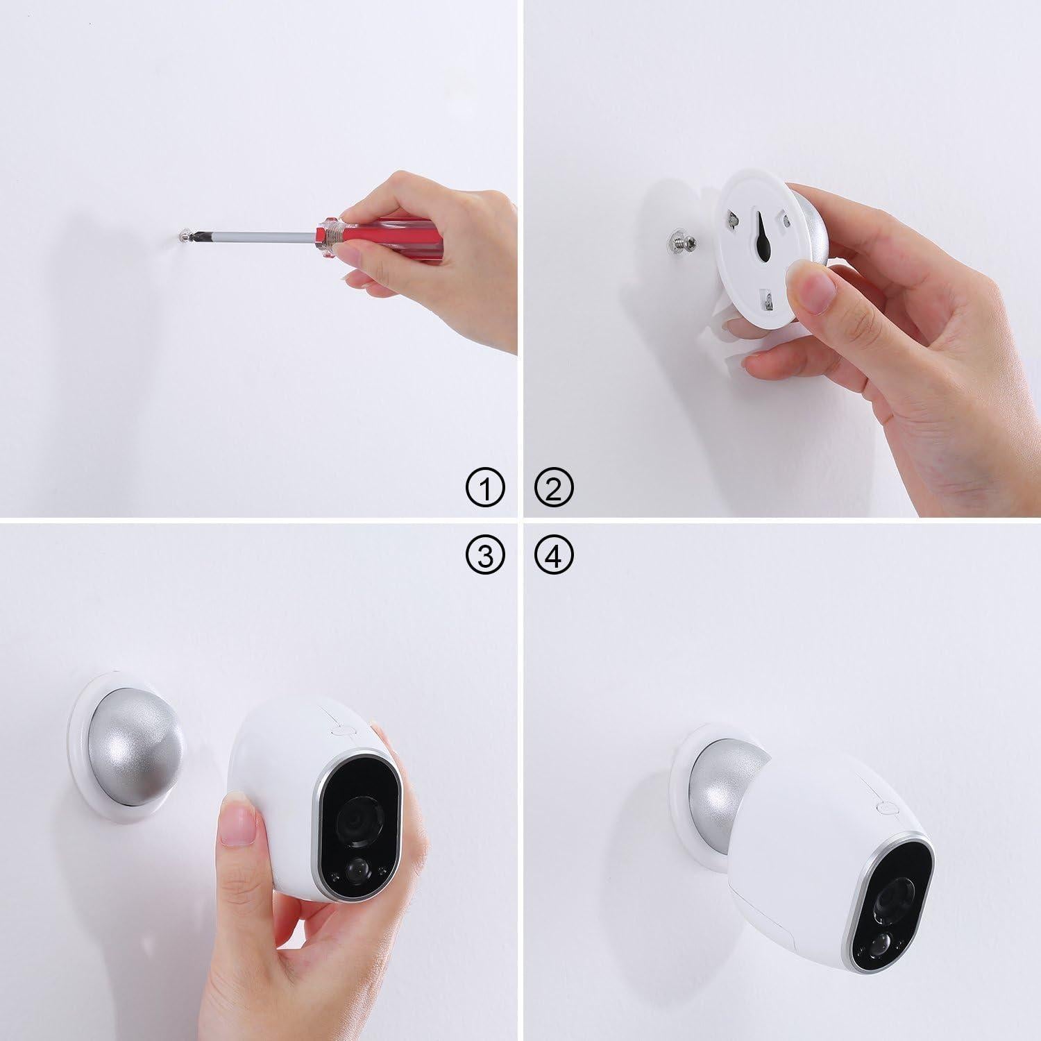 Soporte de Pared Skylety para Cámaras Arlo - 4 Piezas