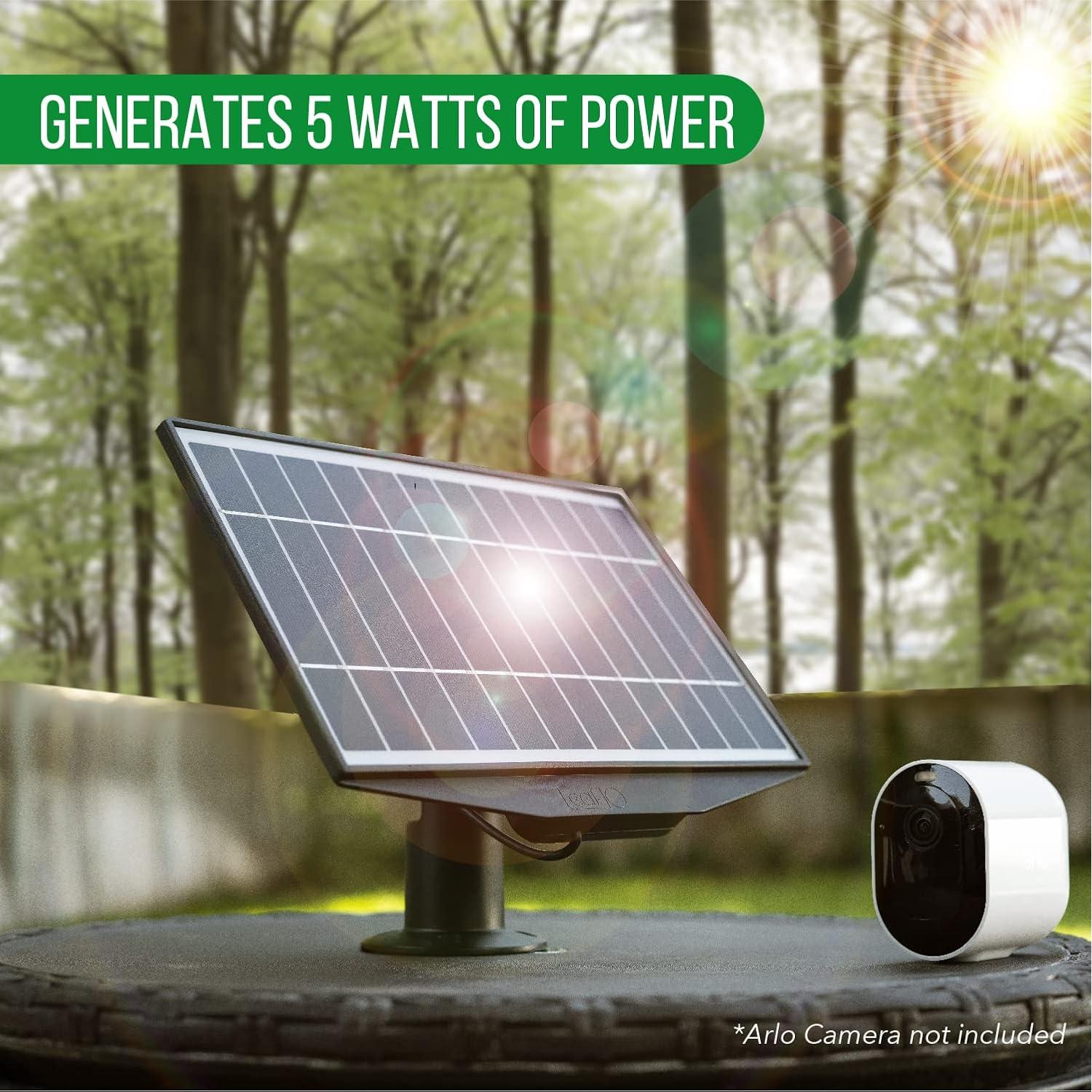 Cargador Solar Leaf10 5W para Cámaras Arlo Esenciales