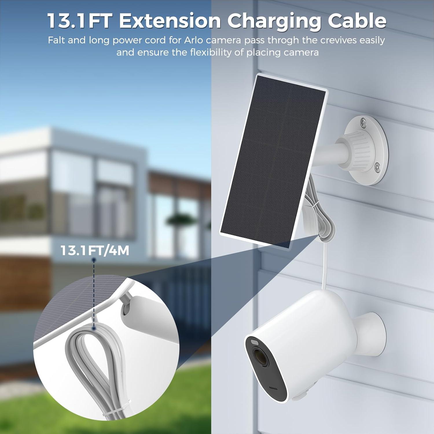 Cargador Solar Xwartre 6V para Cámaras Arlo Pro 5s/4/3