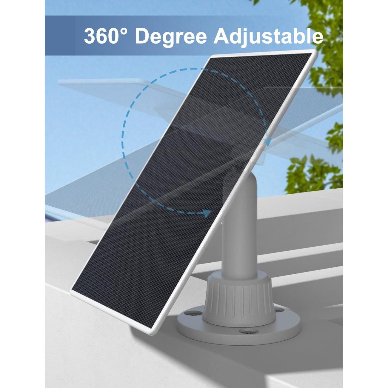 Cargador Solar 6V Newding para Cámaras Arlo Pro 2-4, 12W