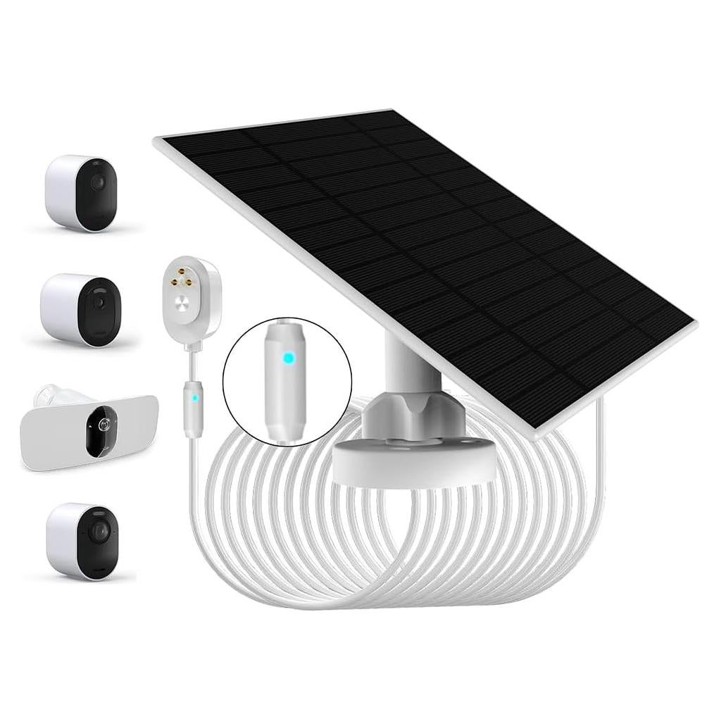 Panel Solar 6W LIFEMOI para Cámaras Arlo Pro 5S 2K, Pro 4, Pro 3