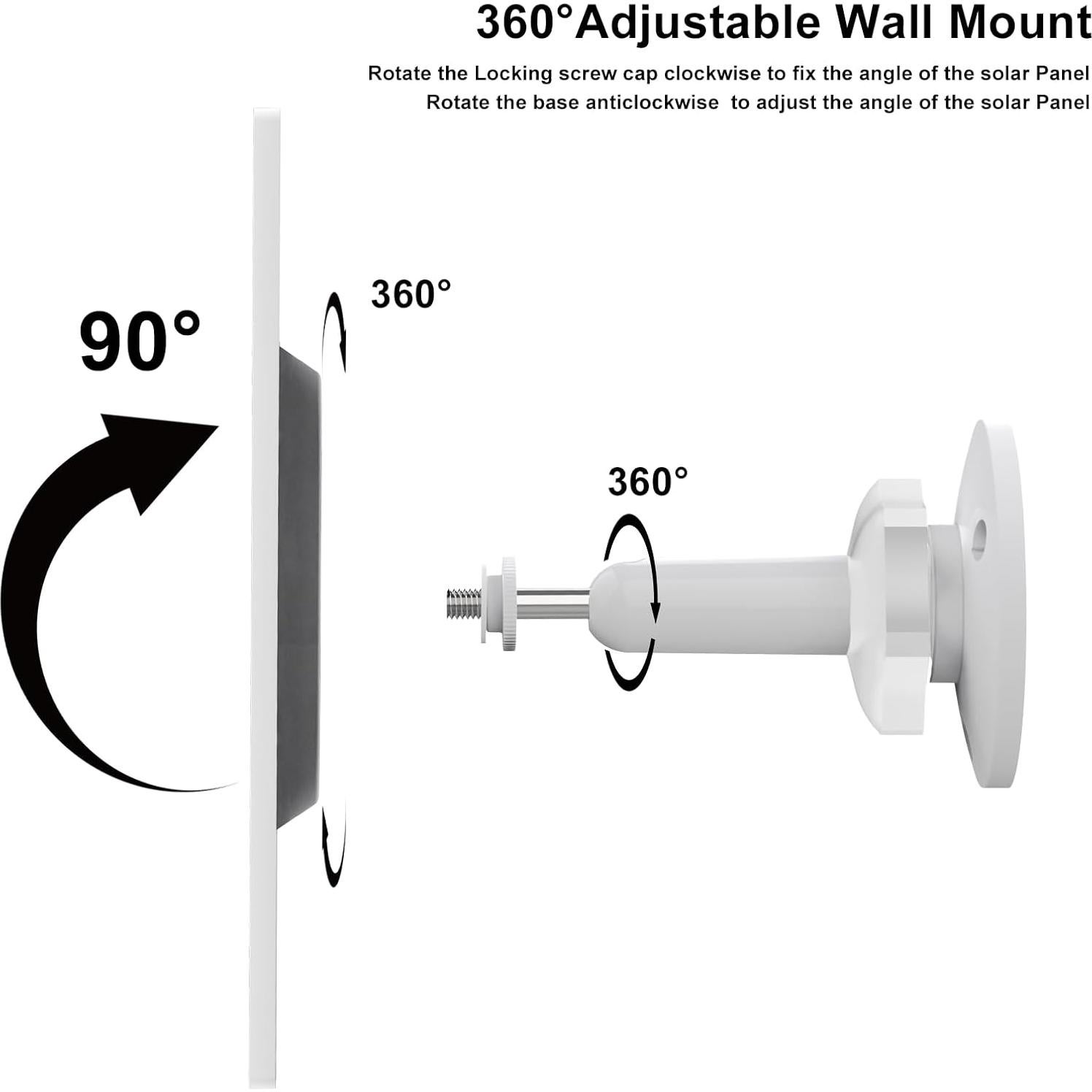 Cargador Solar SANKABA para Cámara Arlo Pro 5S 2K, 5W IP65