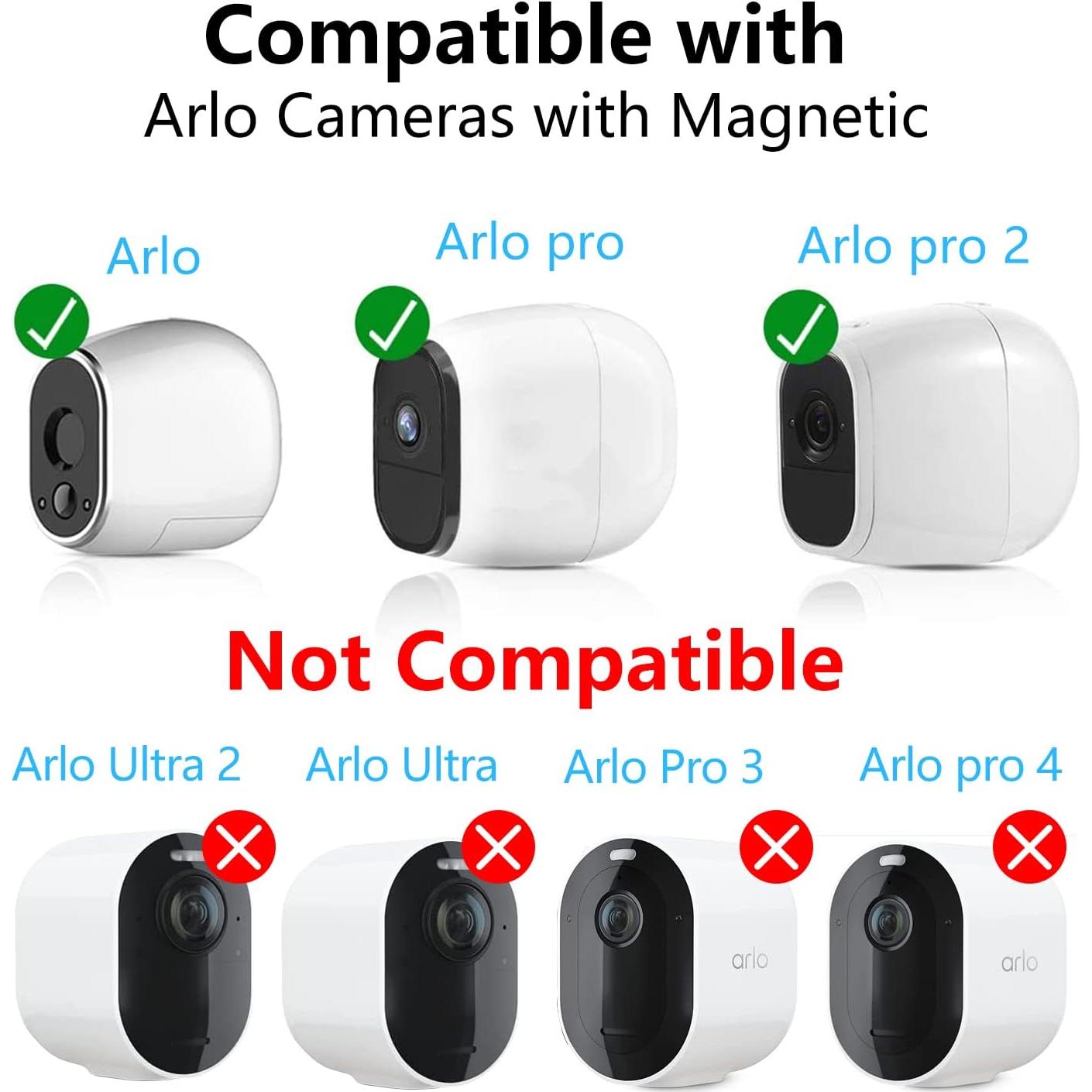 Soporte de Pared Ajustable Haoyou para Cámaras Arlo - 2 Unidades