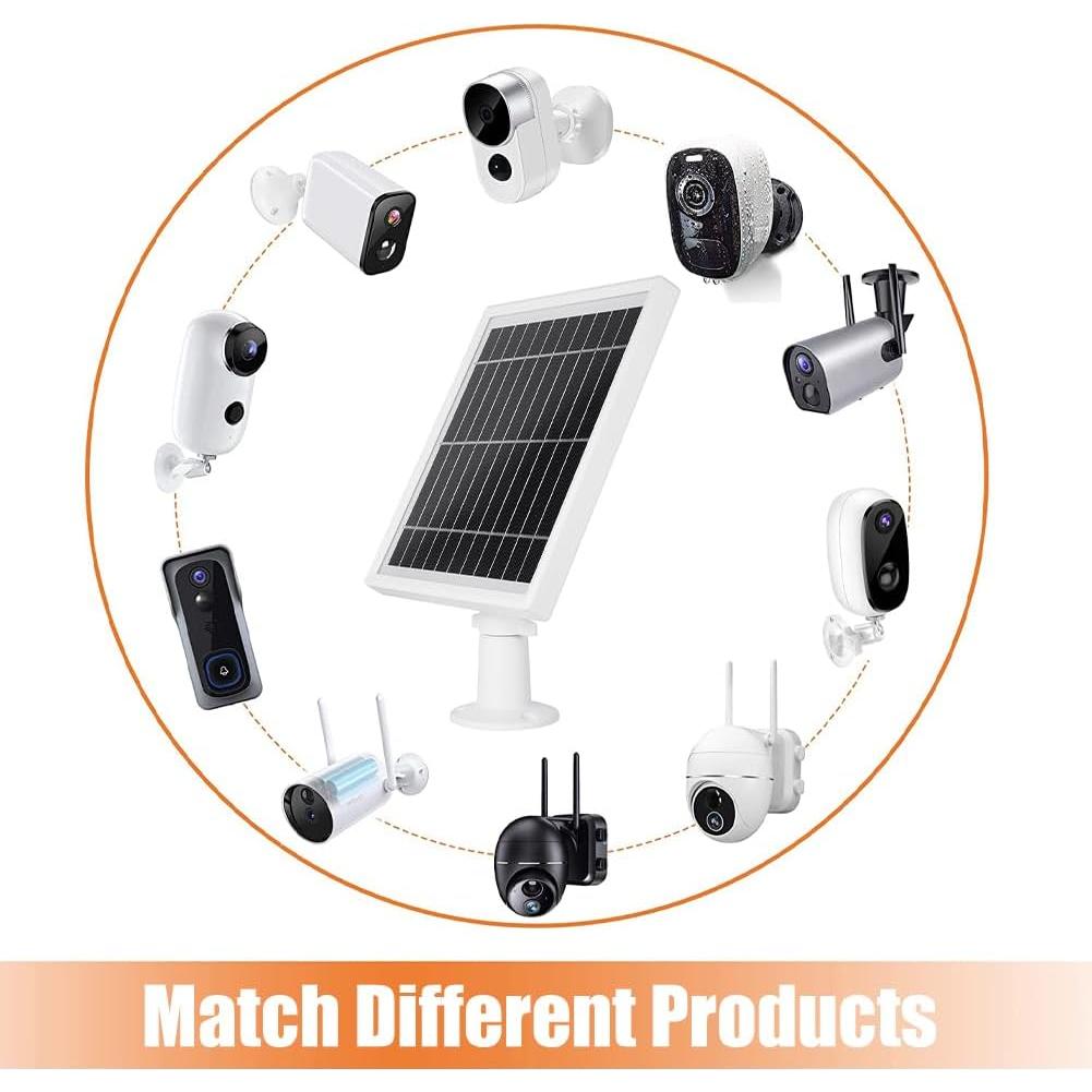 Cargador Solar OUGETHER para Cámaras Arlo y Eufy - 4.5W