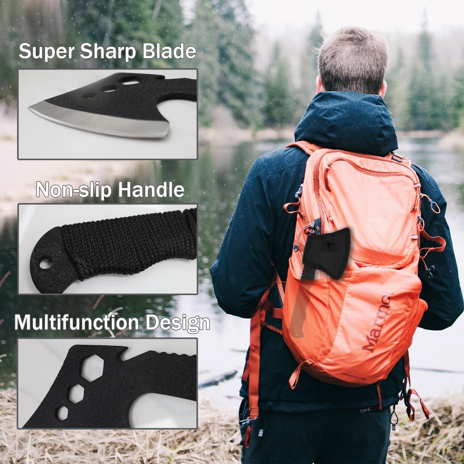 Hacha Táctica Veectgoo para Camping y Supervivencia 0.31 kg