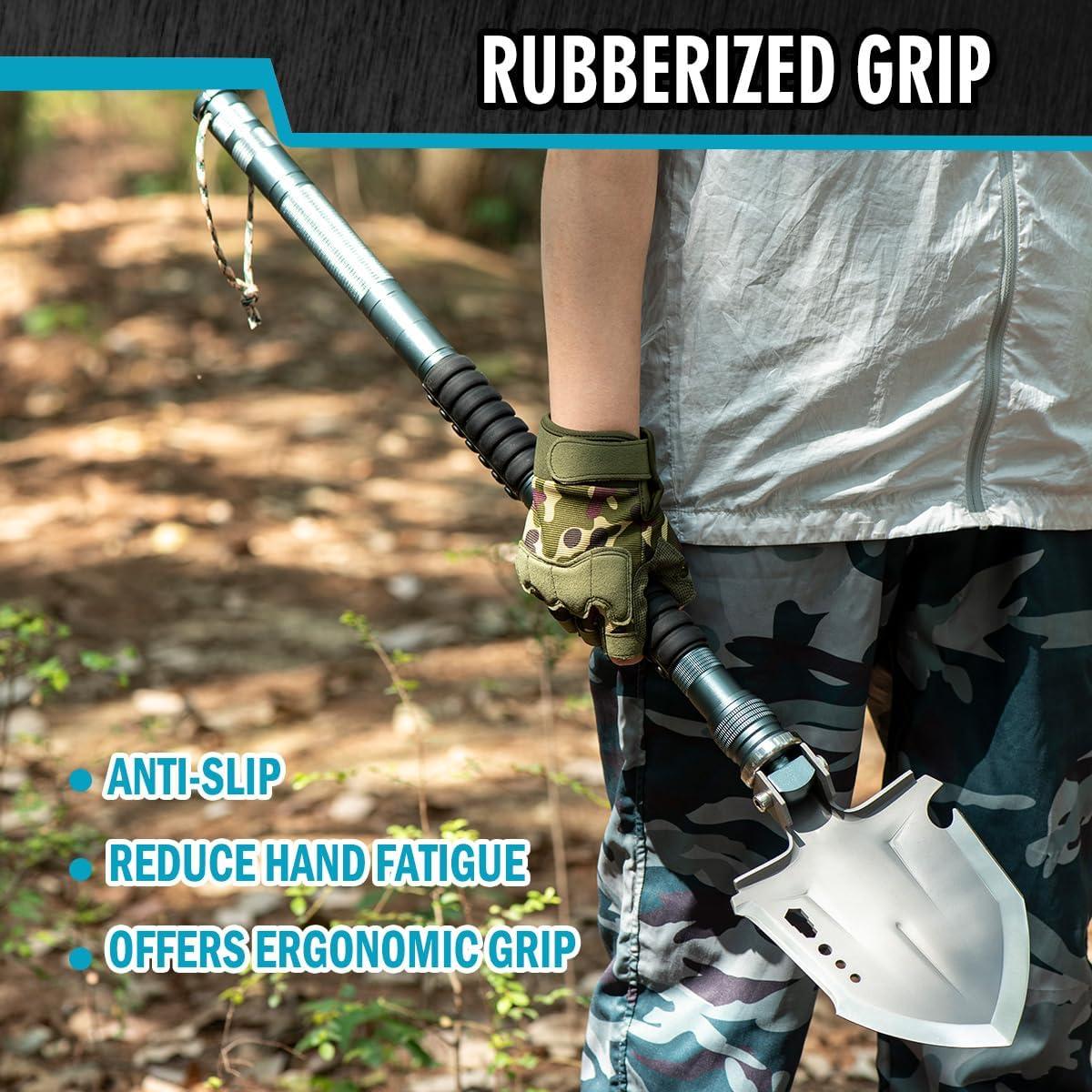 Pala de Supervivencia ZENHOSIT 24 en 1 Plegable 50-100 cm