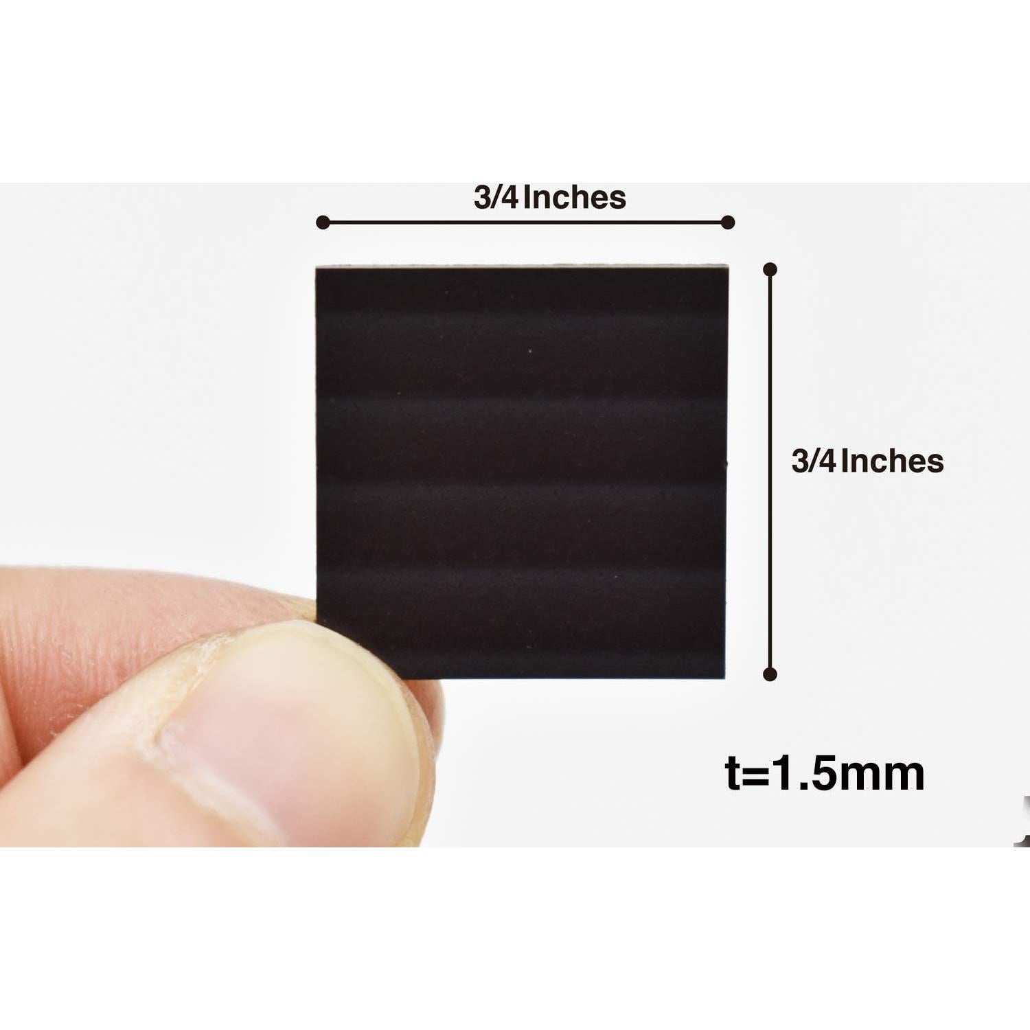 Cuadrados Magnéticos MagX Adhesivos 1.9 cm, 100 Piezas