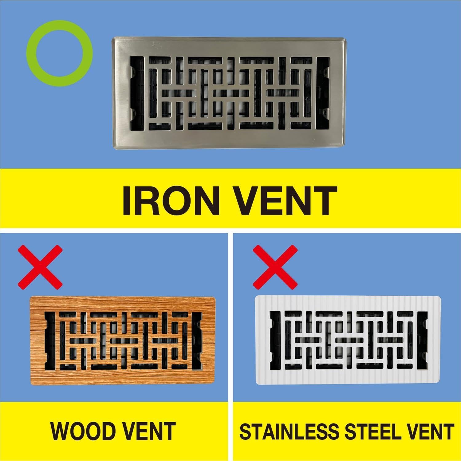 Cubierta Magnética para Ventilación MagX 43x20 cm, 2 Hojas