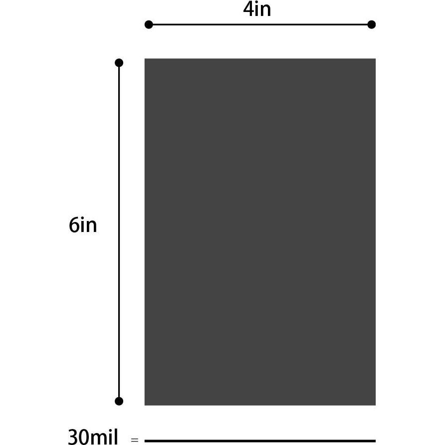 Hojas Magnéticas Planas MagX 10x15 cm 20 Piezas No Adhesivas