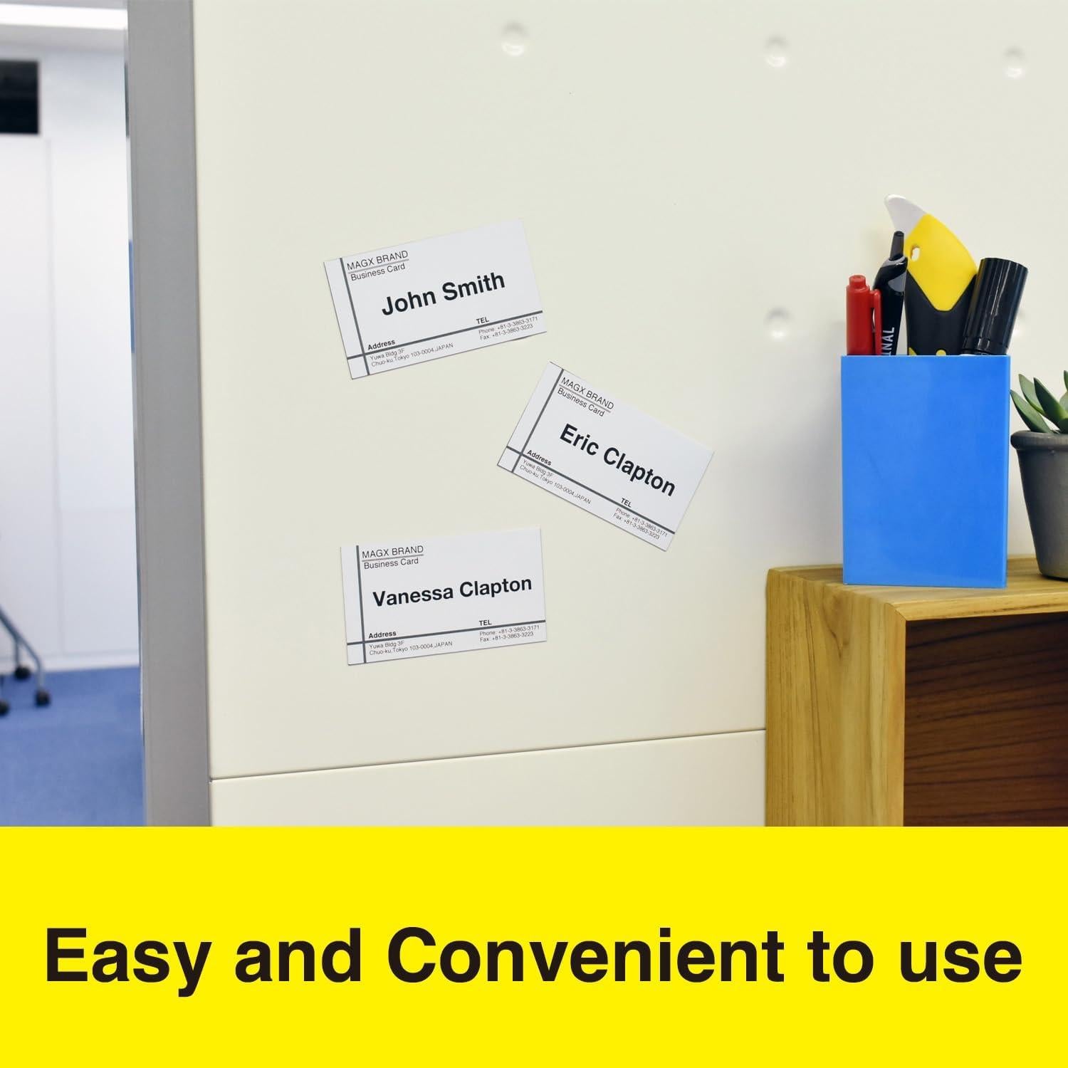 Tarjetas de Negocios Magnéticas MagX 5.08 x 8.89 cm - 50 Pzas