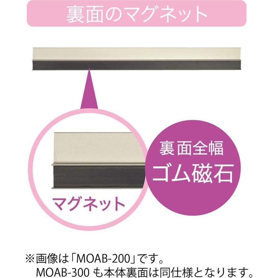 Mag-X MOAB-300 Magnetic Bar, Large, 11.8 inches (300 mm), Silver