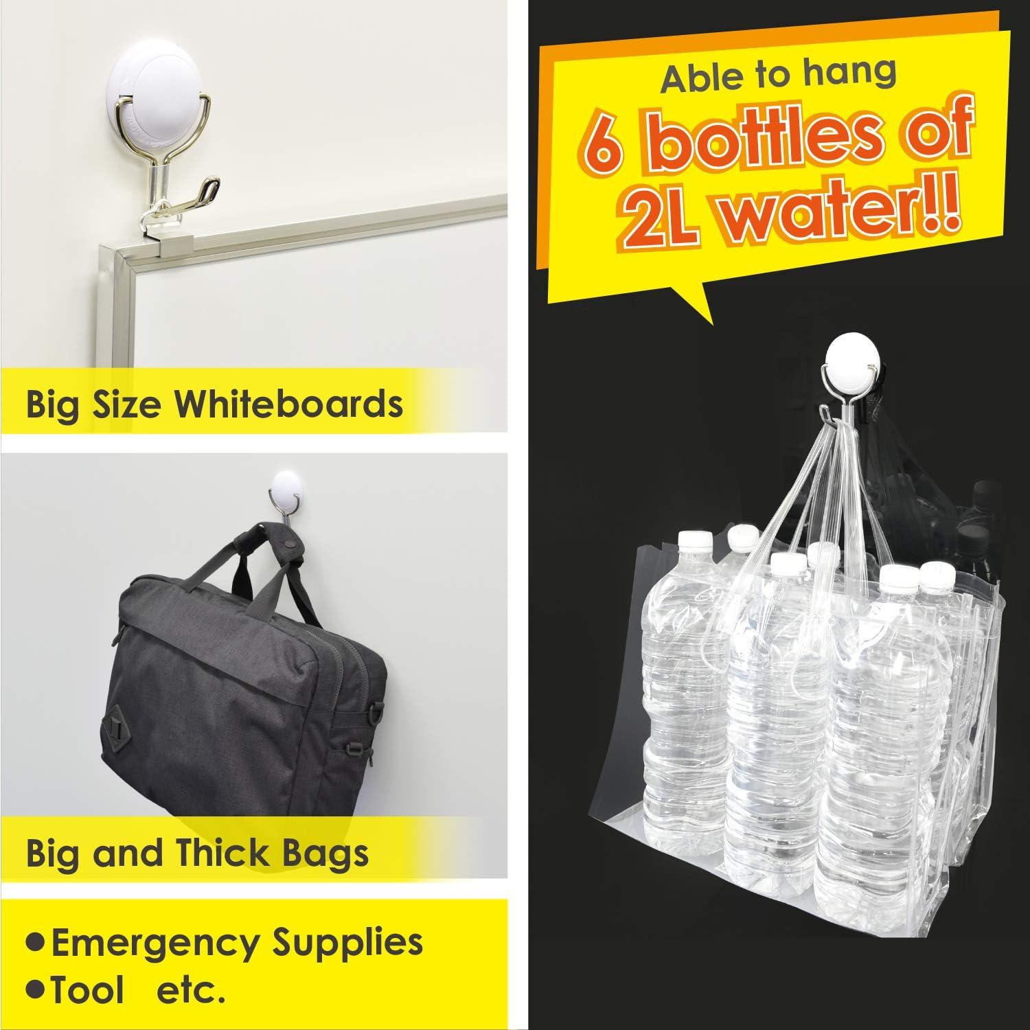 Ganchos Magnéticos Neodimio Magx 12 kg Blanco Compacto