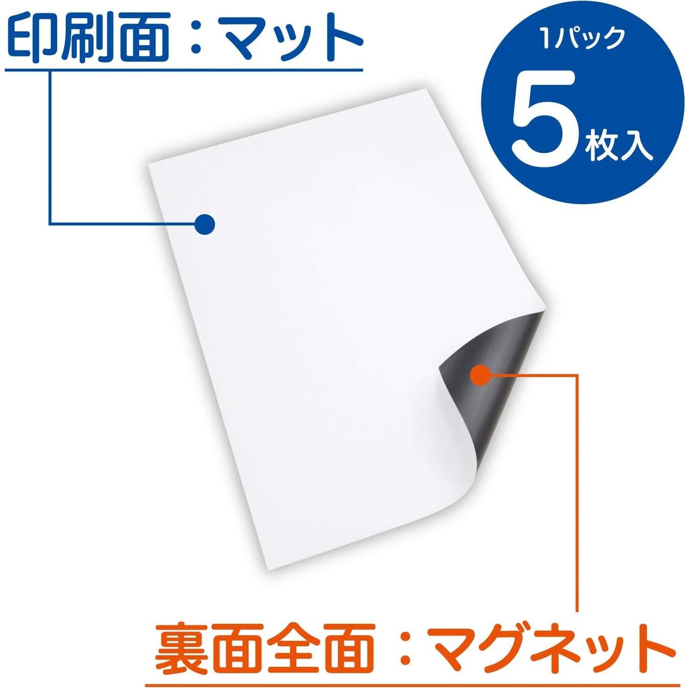 Papel Magnético Mate A3 Pitaemon - 5 Hojas 0.3mm