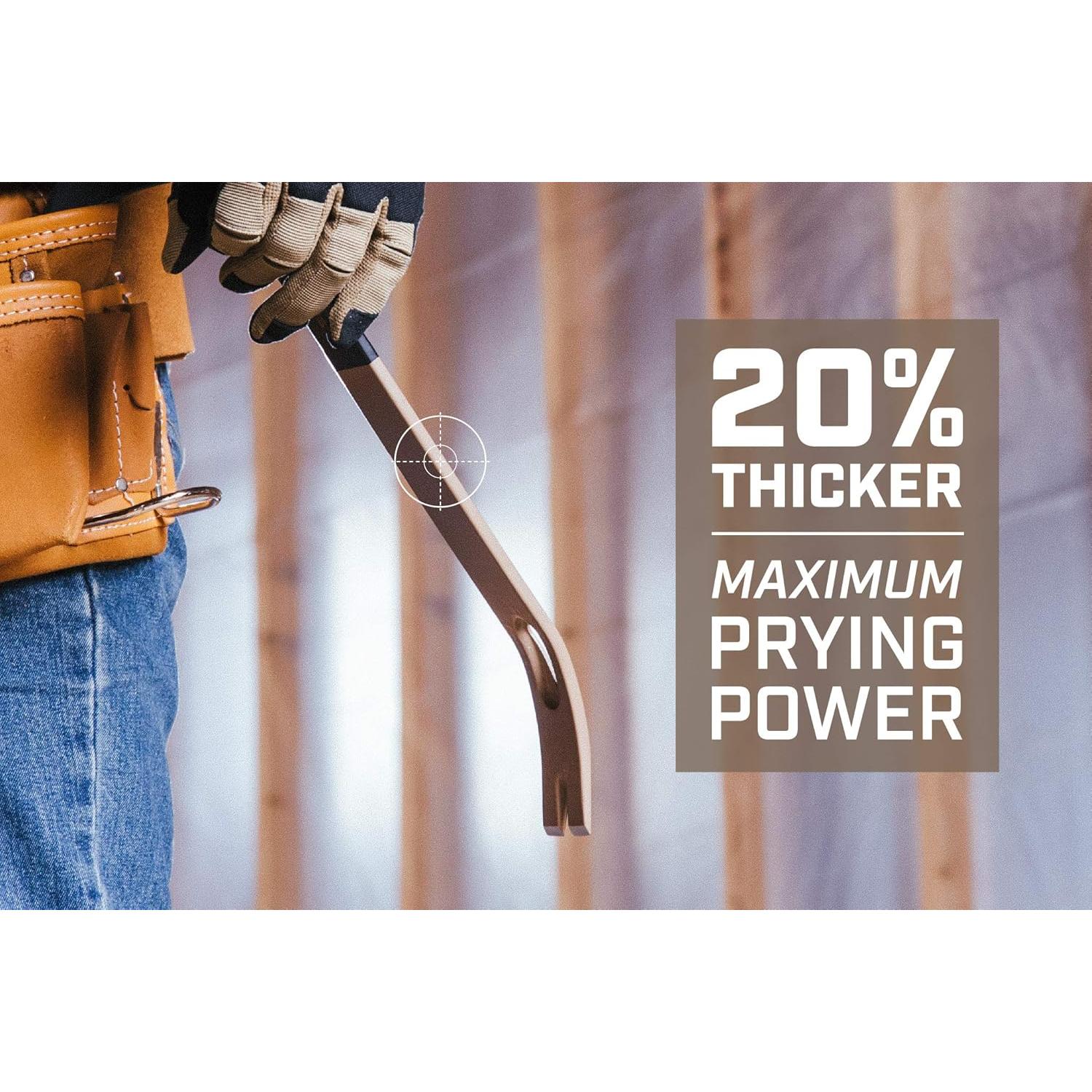 Barra de Palanca Plana 38 cm Spec Ops Tools - Acero Alto Carbono