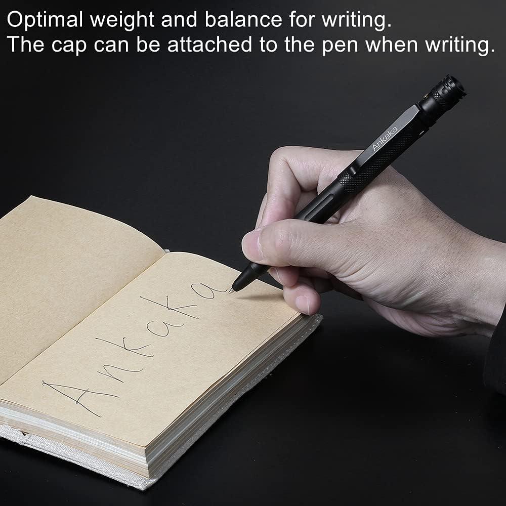 Bolígrafo Táctico 7 en 1 ANKAKA con Punta de Autodefensa