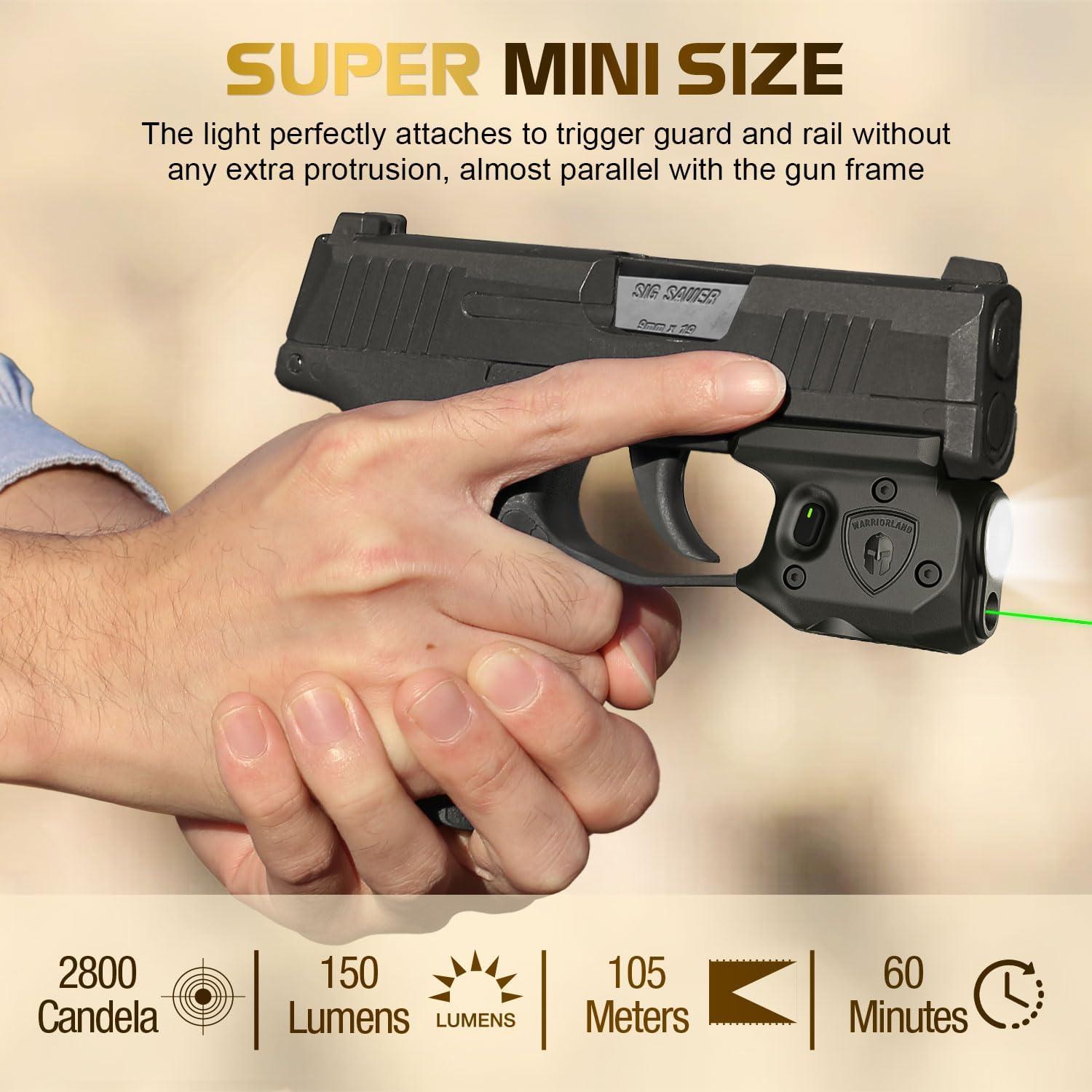 Combo Luz y Láser Warriorland SLL-103G para Sig Sauer P365