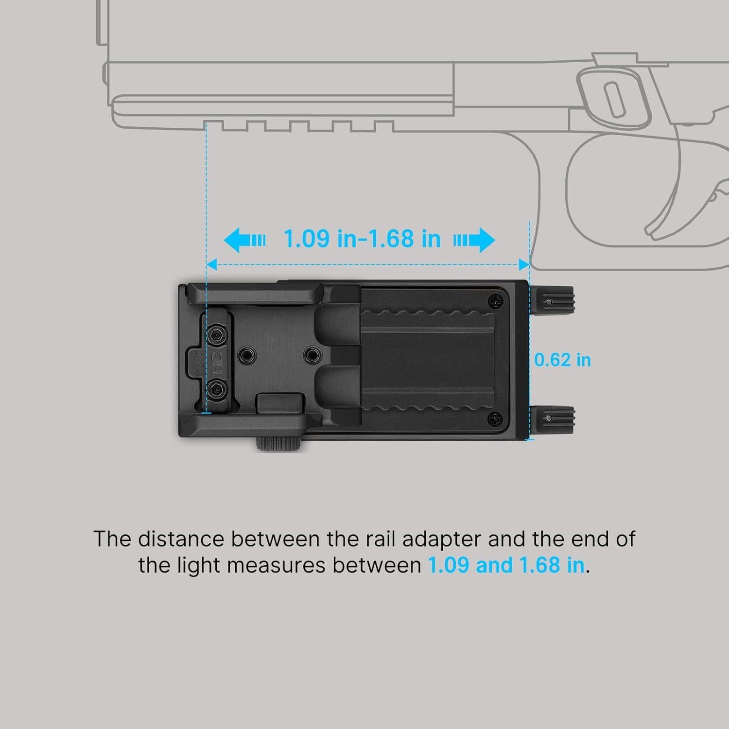 Luz Táctica OLIGHT PL-Mini 3 600 Lúmenes Montaje Riel P365