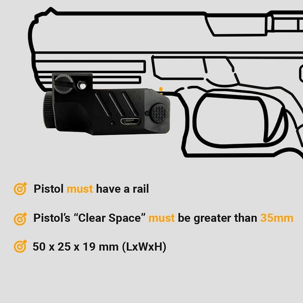 Linterna LED HiLight P3X 500 Lúmenes Estroboscópica con Batería