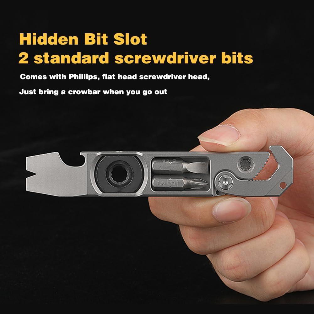 Barra de Palanca Multifuncional Titanio Gbmbnx 11.81cm 66.5g