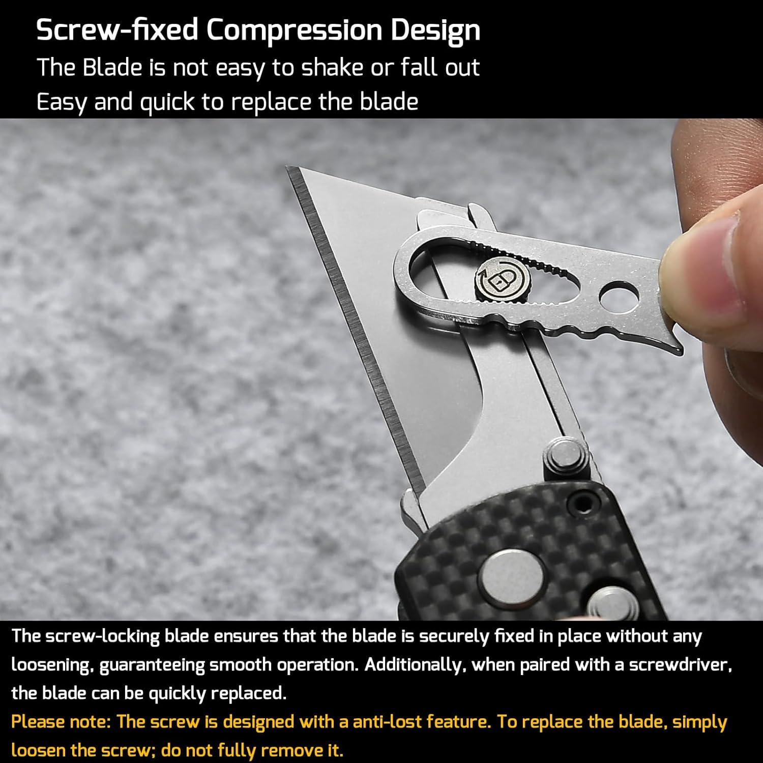 Cuchillo Utility Plegable OKNIFE U1 Pro con Destornillador