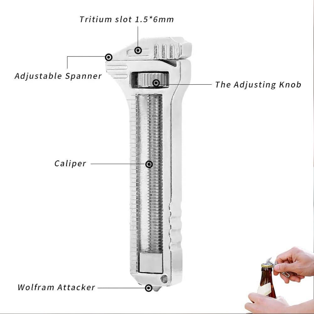 Herramienta Multiusos Compacta LOQJSS de Titanio 6x2cm 2pcs
