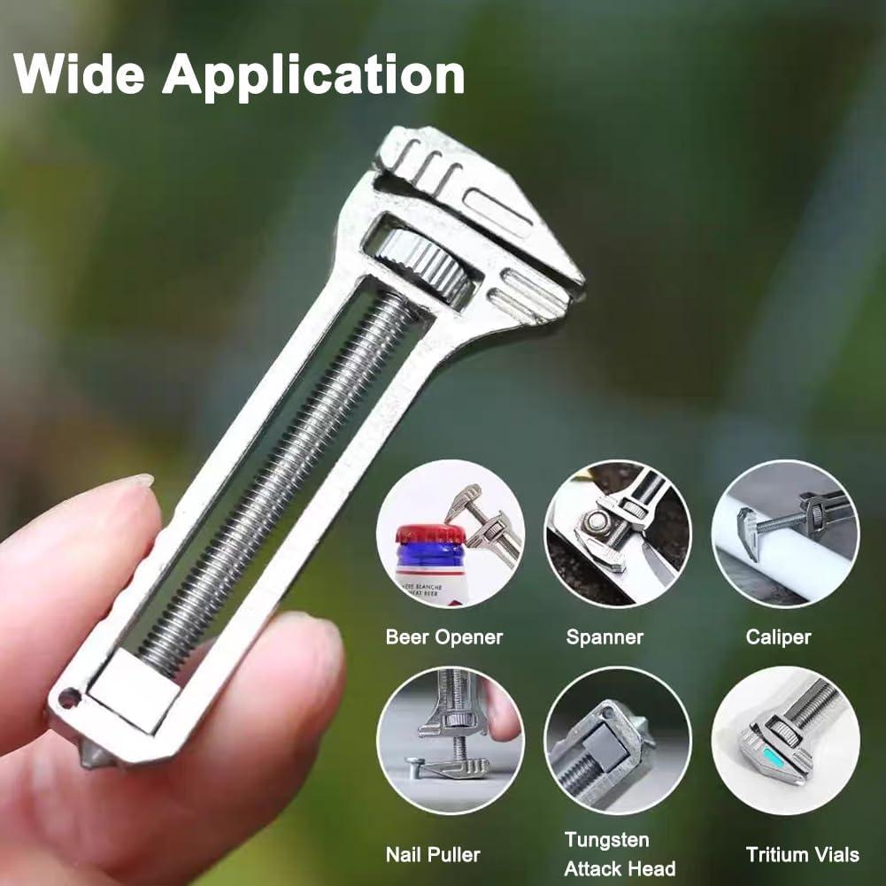 Herramienta Multiusos Compacta LOQJSS de Titanio 6x2cm 2pcs