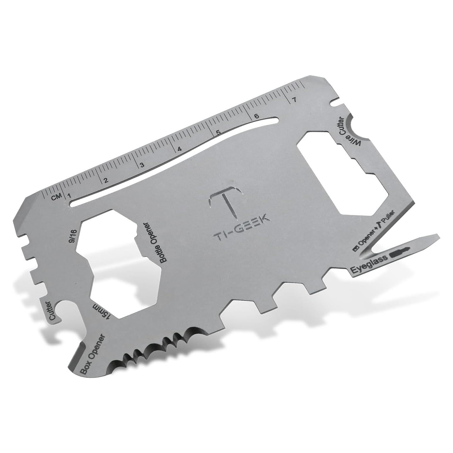 Multiherramienta de Titanio 17 en 1 Ti Geek - Compacta y Ligera