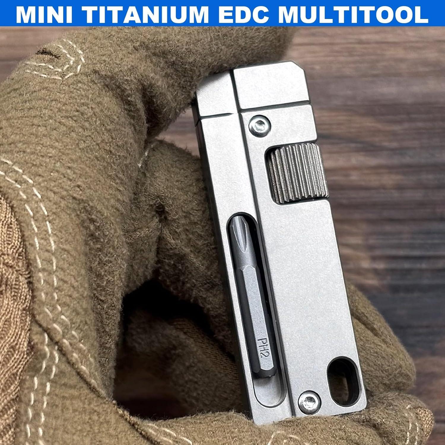 Llave Multiherramienta EDC Titanio Zavcurp Compacta 8.89cm