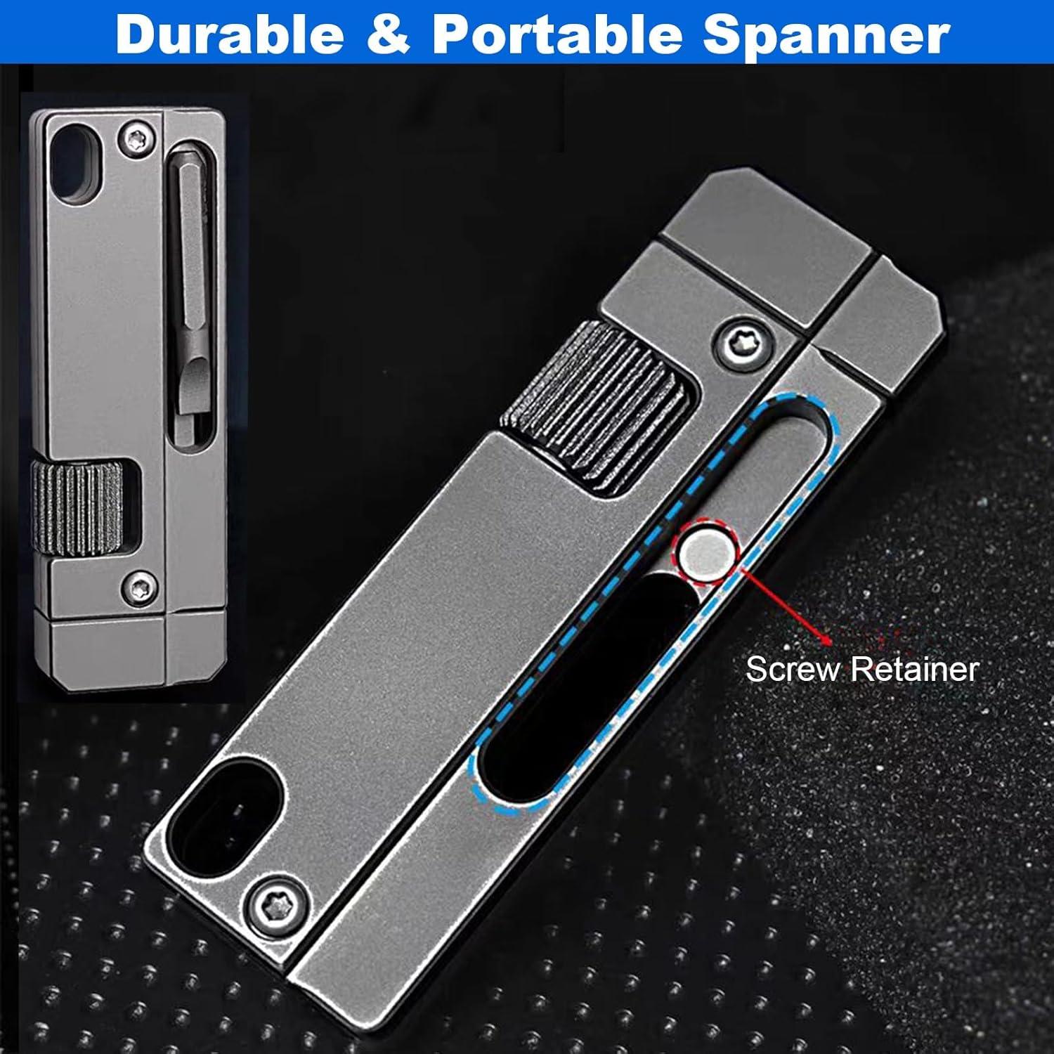 Llave Multiherramienta EDC Titanio Zavcurp Compacta 8.89cm