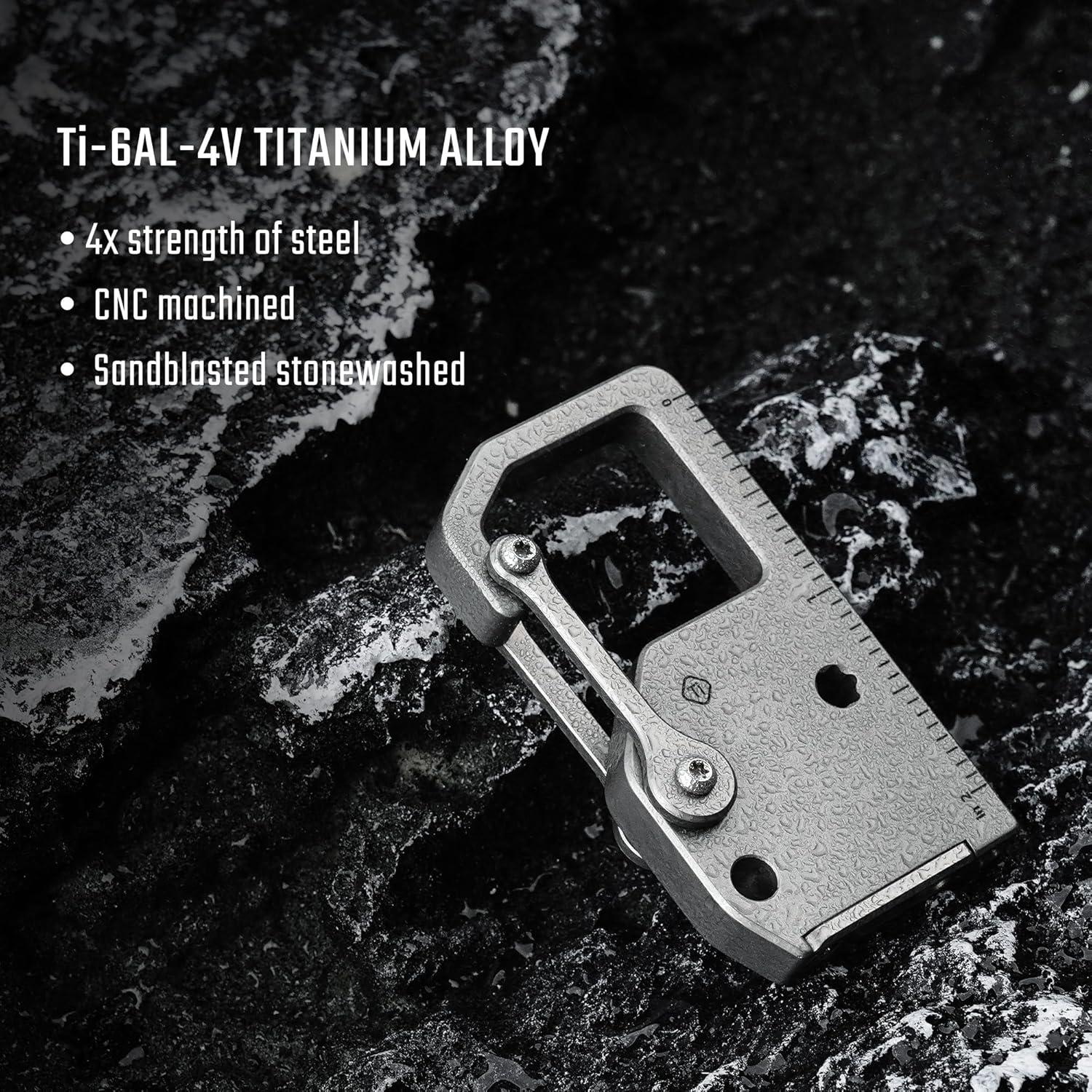 MecArmy EH4 Multiherramienta Titanio 4 en 1 con Puntas y Regla