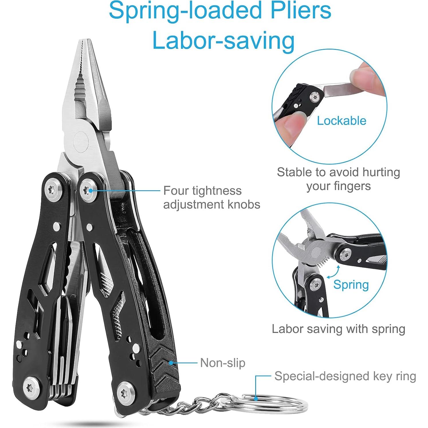 Multiherramienta Mini 15 en 1 Bovgero - 2 Piezas, Acero Inoxidable