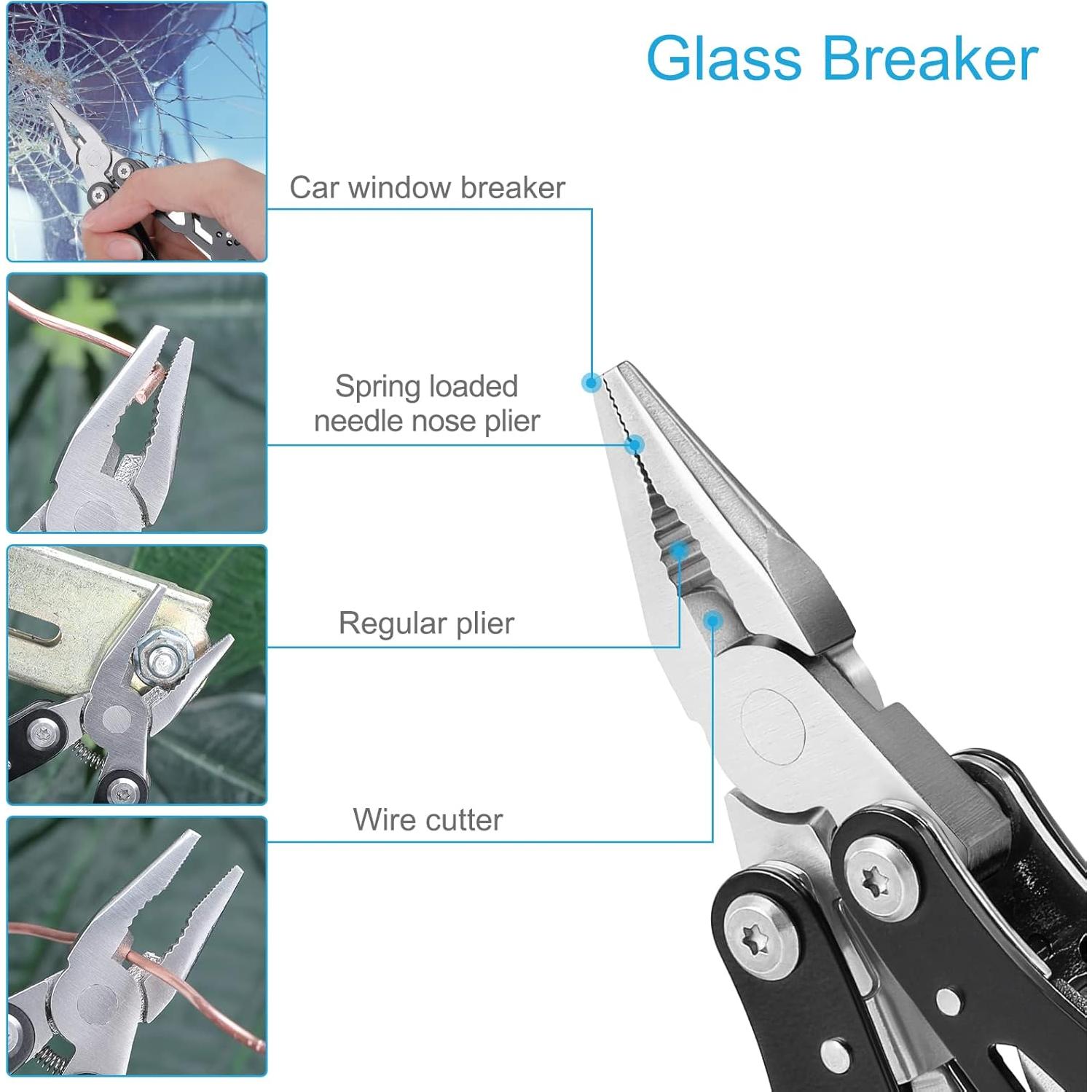 Multiherramienta Mini 15 en 1 Bovgero - 2 Piezas, Acero Inoxidable