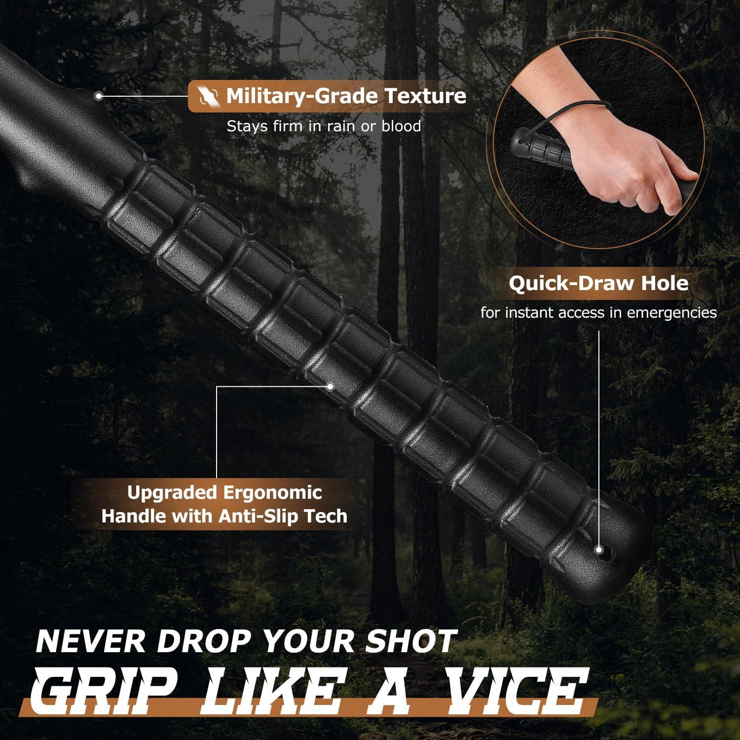 Hacha de Lanzamiento EdgeXcel Doble Filo 41.91 cm con Funda