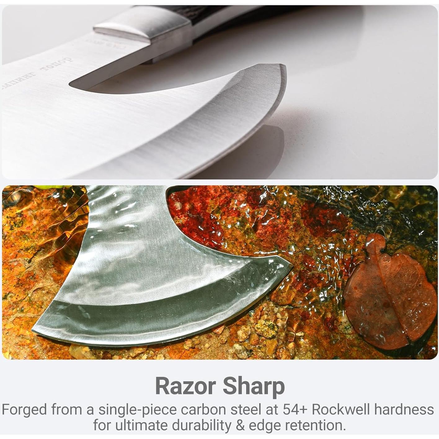 Hacha de Camping Geermolan AXE 21.6cm Acero Inoxidable