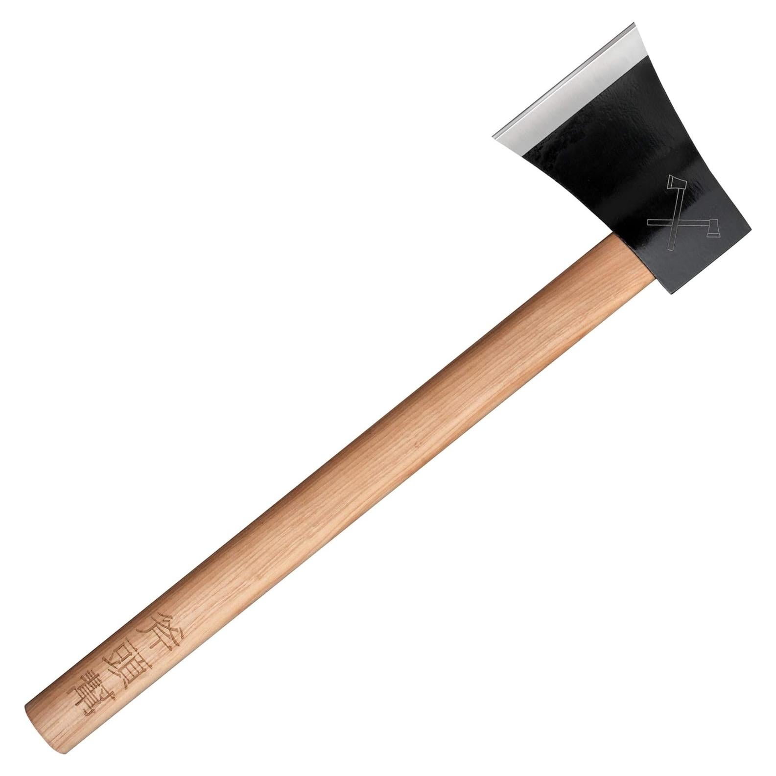 Hacha de Camping Cold Steel 51.4 cm, Acero 1055, Mango de Hickory