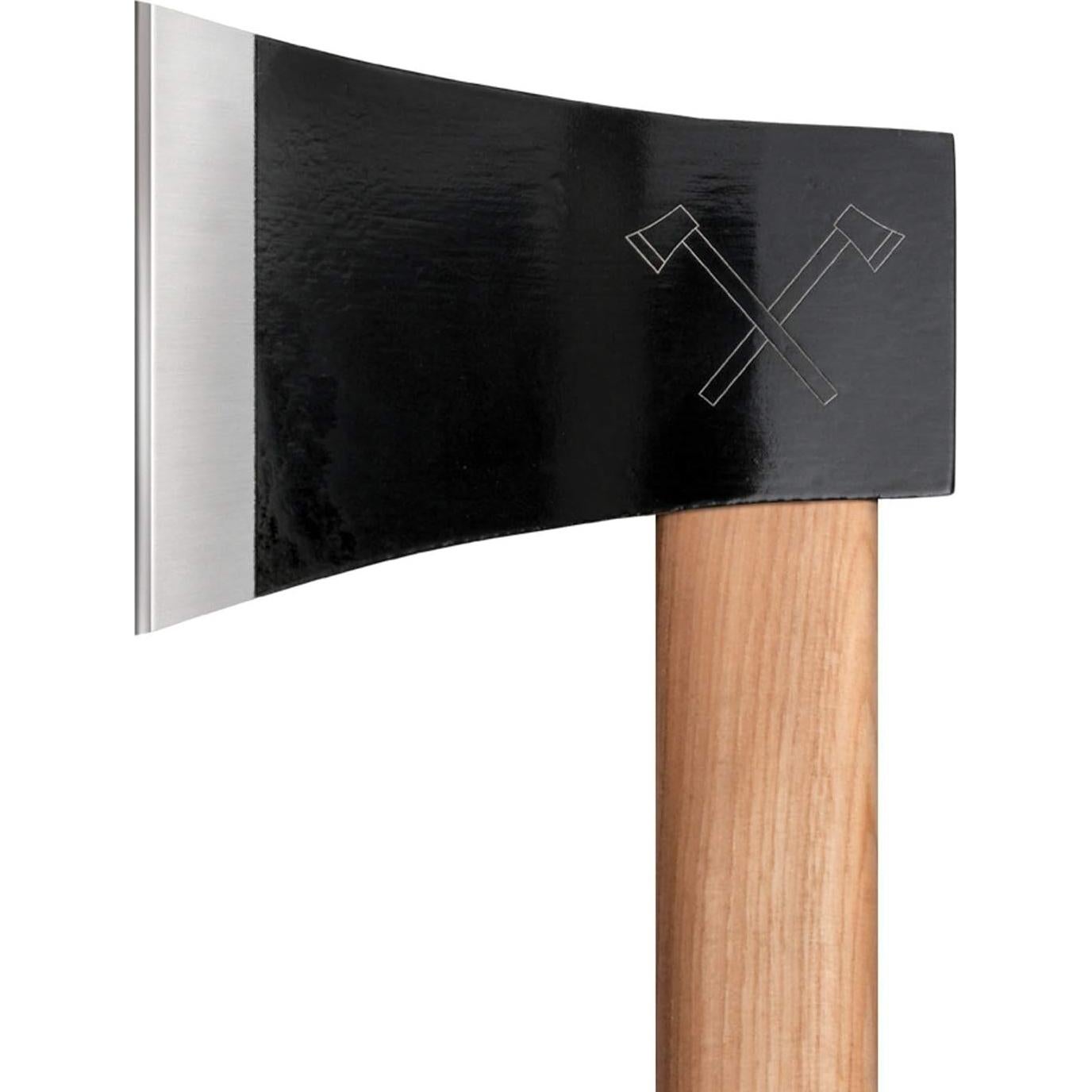 Hacha de Camping Cold Steel 51.4 cm, Acero 1055, Mango de Hickory