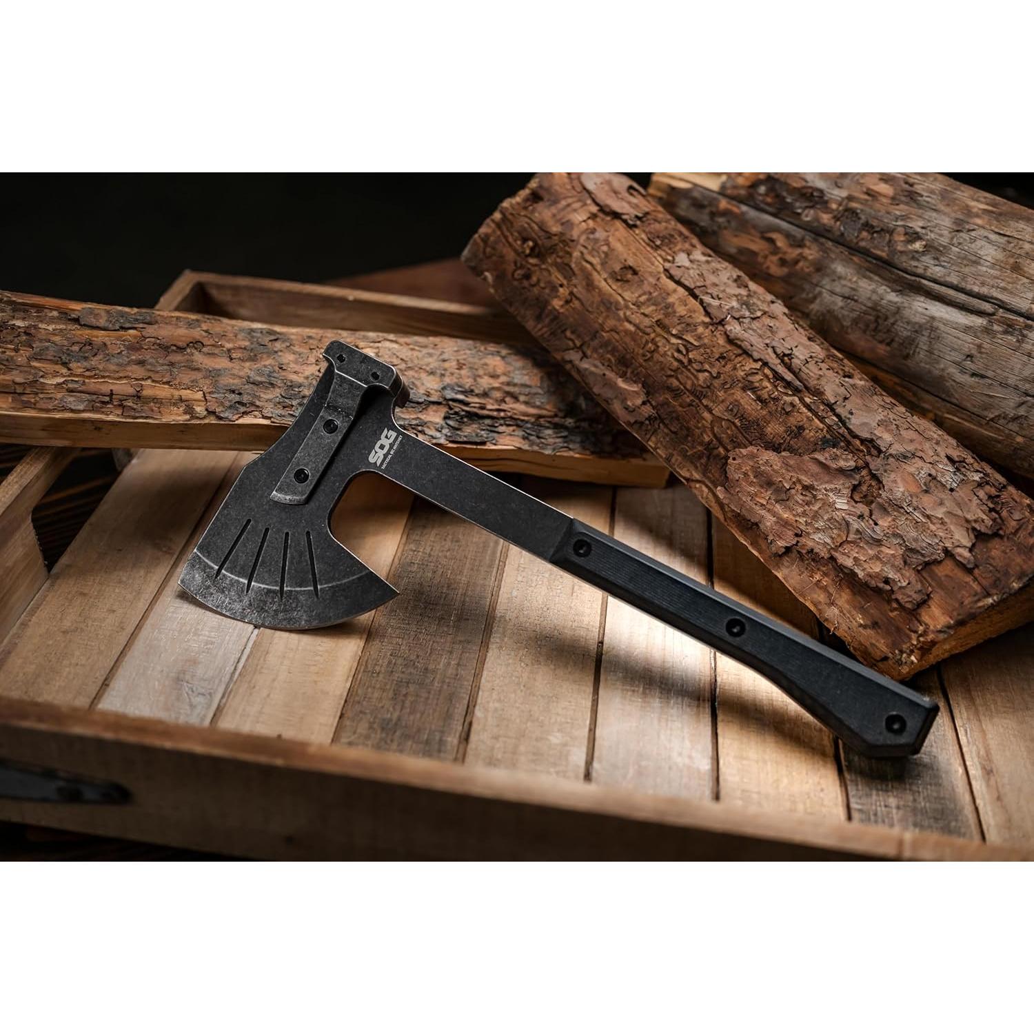 Hacha de Bushcraft Táctico SOG 10.8 cm Acero 5Cr15MoV