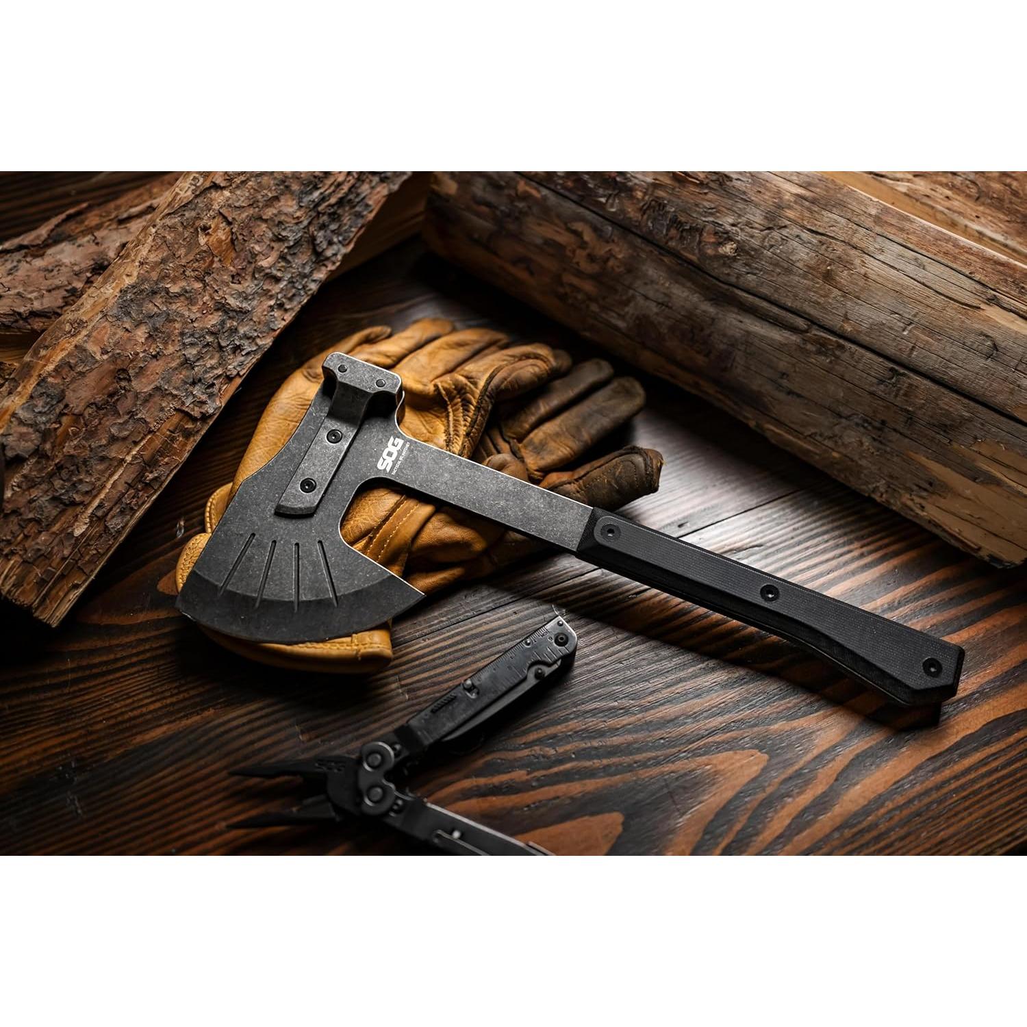 Hacha de Bushcraft Táctico SOG 10.8 cm Acero 5Cr15MoV