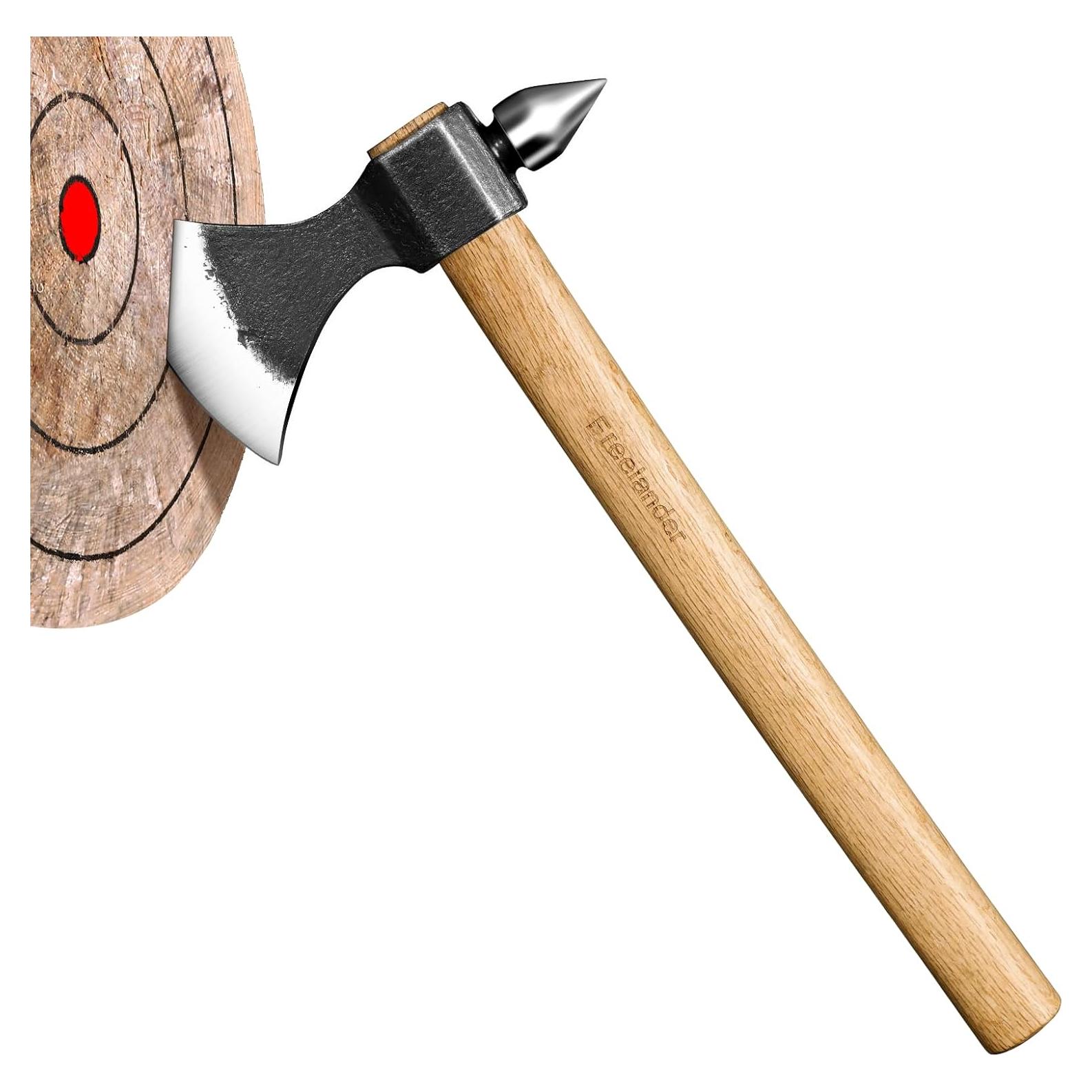 Hacha de Lanzamiento Freelander Beil Axt, Mango de Roble 1.24 kg